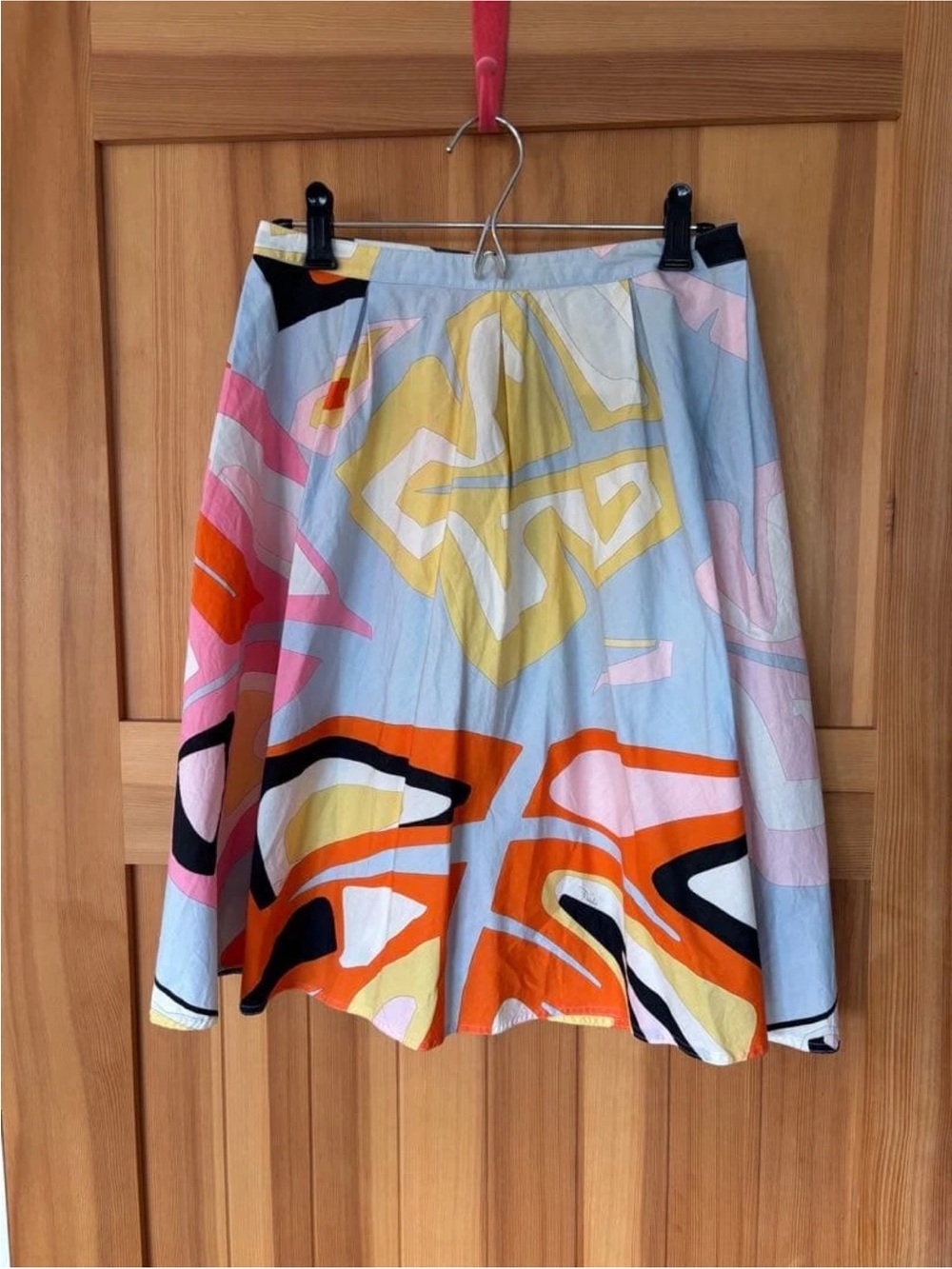 EMILIO PUCCI Abstract Print A-Line Skirt